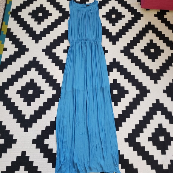 Zara Basic Maxi Dress (Blue) - Picture 1 of 8